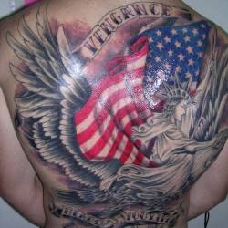 american flag tattoo
