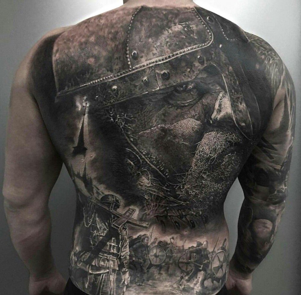 amazing tattoos knight