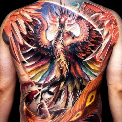 tattoos for men phoenix tattoo design