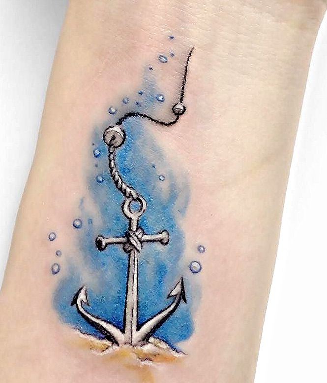 inimal anchor tattoo ideen