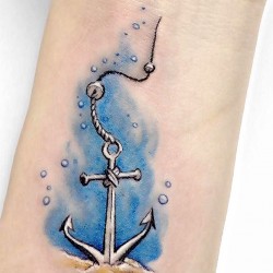 inimal anchor tattoo ideen