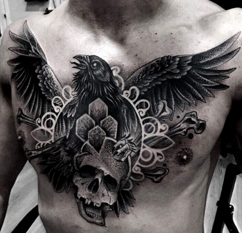 epic crow tattoos and their meanings crow tattoo