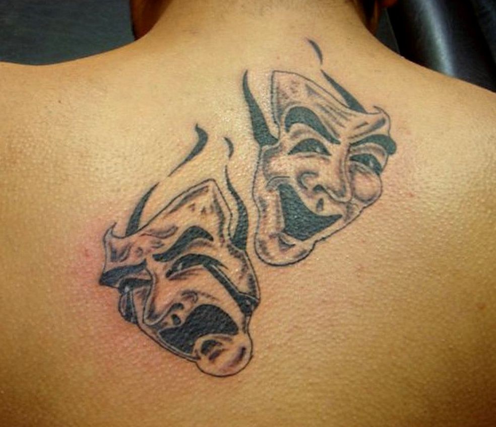 fantasy mask tattoo by the art of london