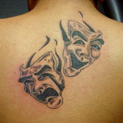 fantasy mask tattoo by the art of london