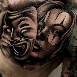 girl with mask