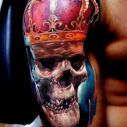 crown awesome skull tattoo designs art and desig