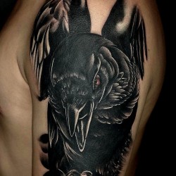 best raven tattoo designs all meanings 2019