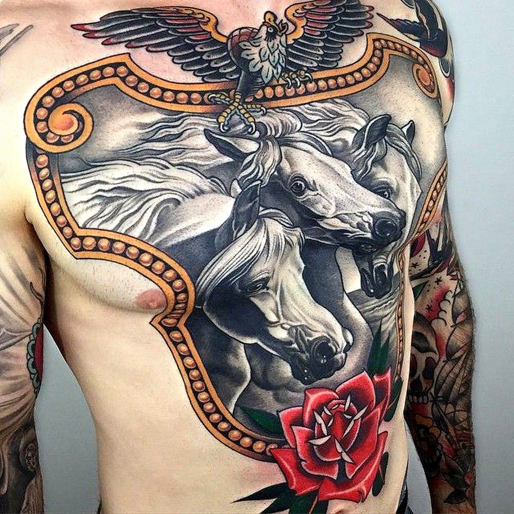 8 resolute armor tattoos cool chest tattoos armor