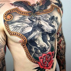 8 resolute armor tattoos cool chest tattoos armor