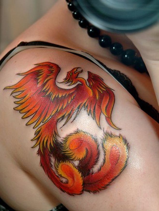 phoenix bird tattoo