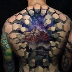 3d design on back