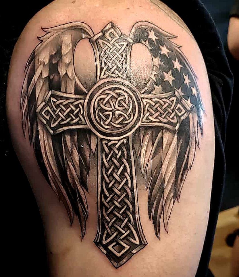 top 67 best tribal cross tattoo ideas 2020 insp