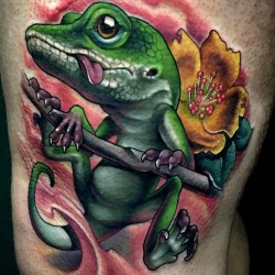 samoan tattoos arm lizard tattoo