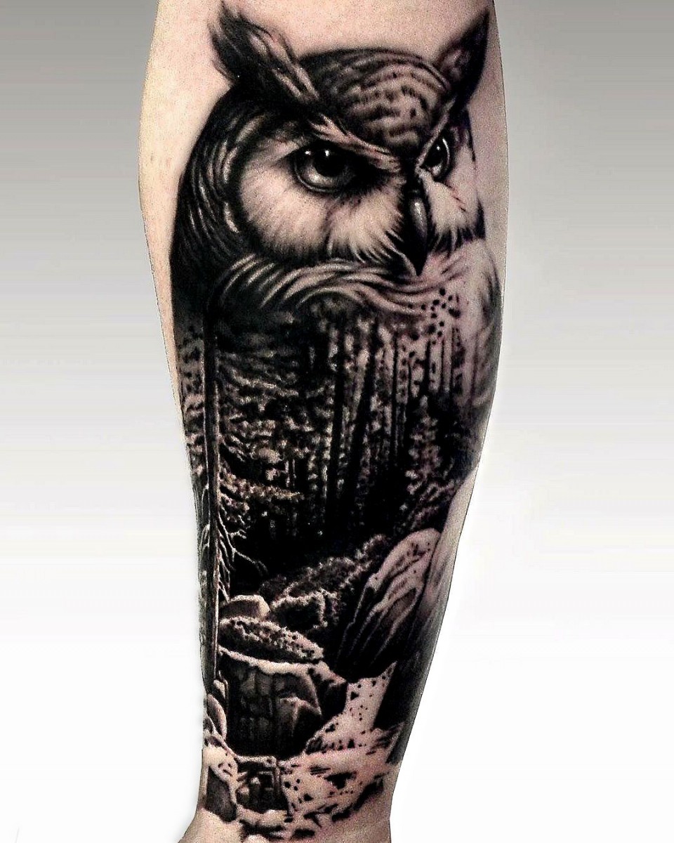 pin on owl tattoos design ideas