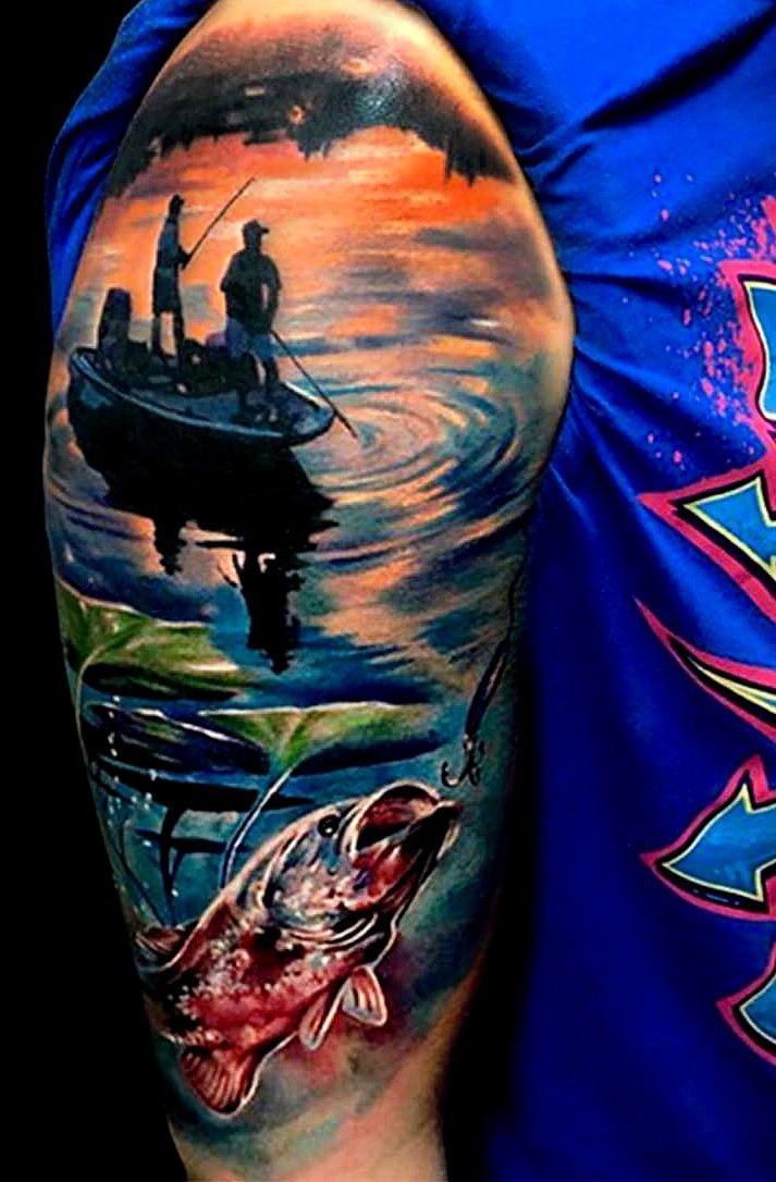 fish sleeve tattoo half sleeve tattoo site
