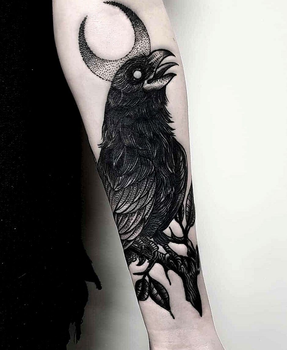 amazing crow tattoo designs you need to see