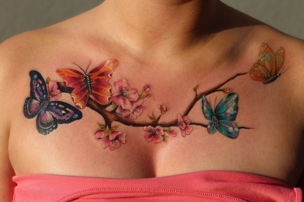 ideen fur tattoos verschiedene tattoos blumen ta