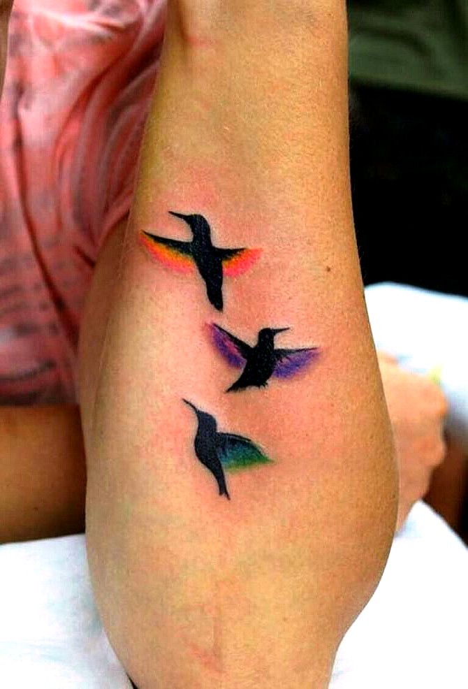 3 hummingbird tattoos tattoos for daughters