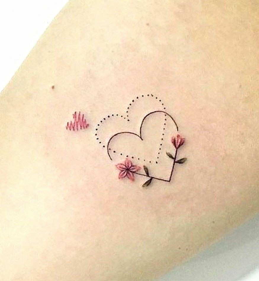 delightful heart tattoos designs for men and w