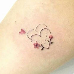 delightful heart tattoos designs for men and w