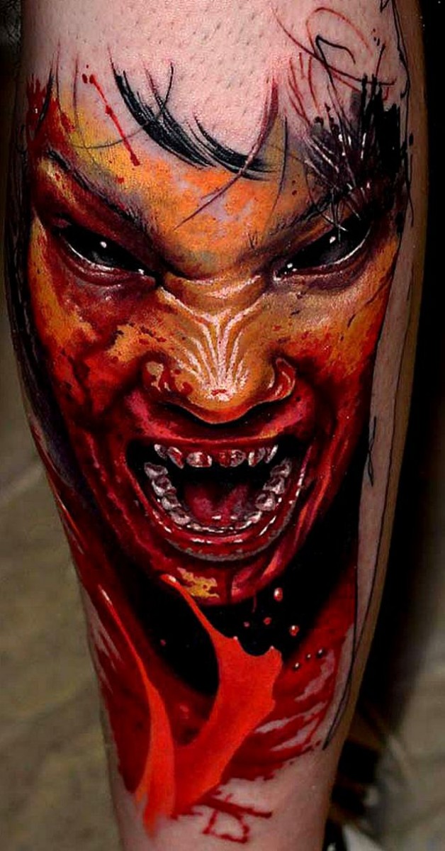 demonface scart tattoos