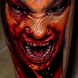 demonface scart tattoos