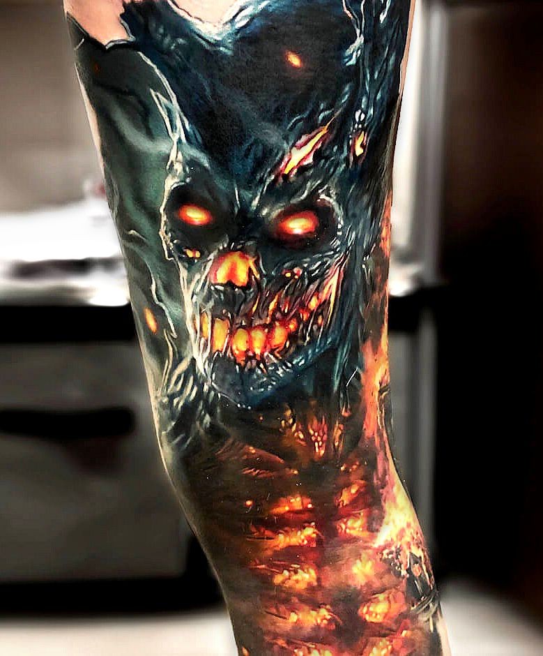 tree demon tattoo by andrey stepanov photo 28134