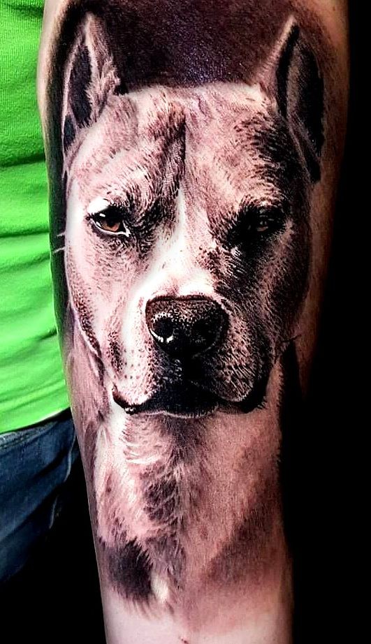 cute dog tattoo ideas for men who loves dogs