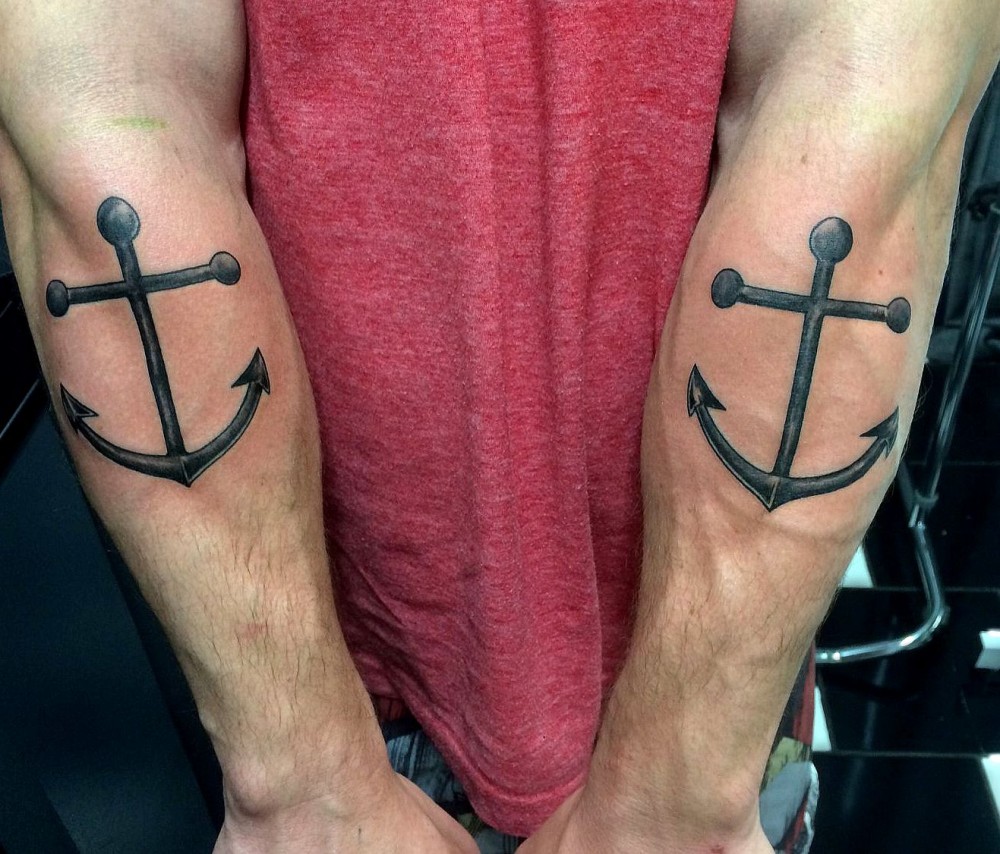 popeye anchor tattoos by rock star