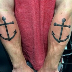 popeye anchor tattoos by rock star