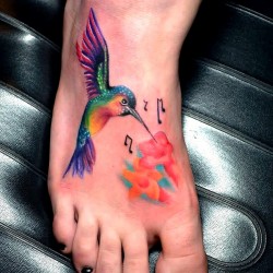 inspirational hummingbird tattoo ideas and design