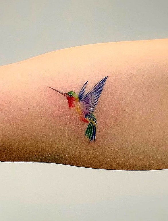 40 small hummingbird tattoo ideas