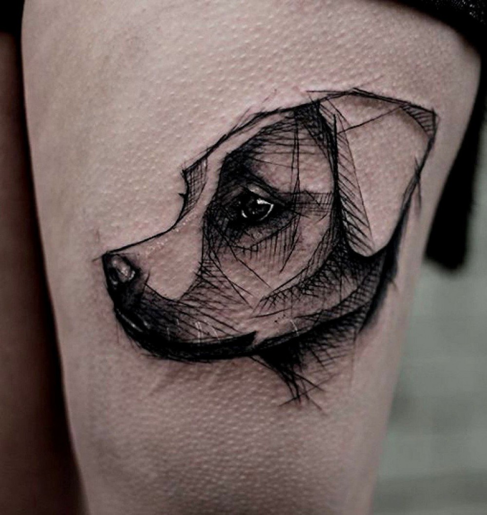 najlepsze tatuaze z psami jakie widzieliscie