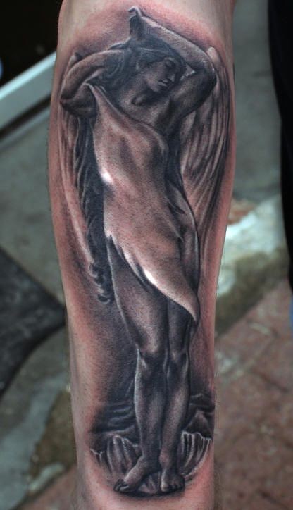 angel tattoo