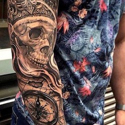 amazing sleeve arm tattoos skulls skull sleeve t