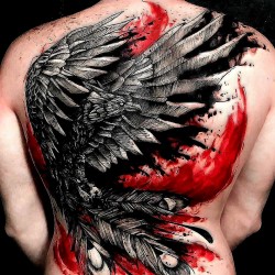 wade barnett auf animal birds insect tattoos