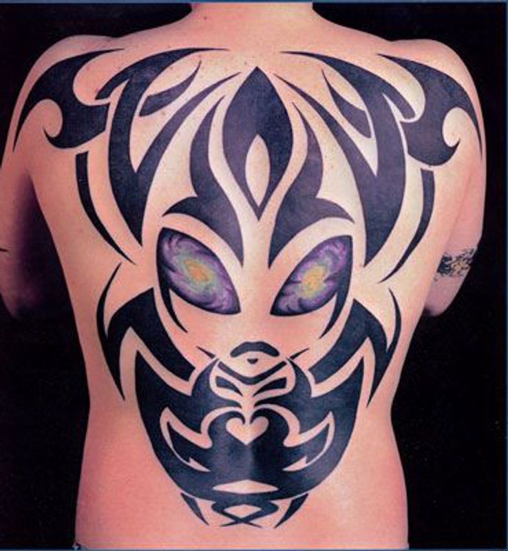 alien tribal tattoo