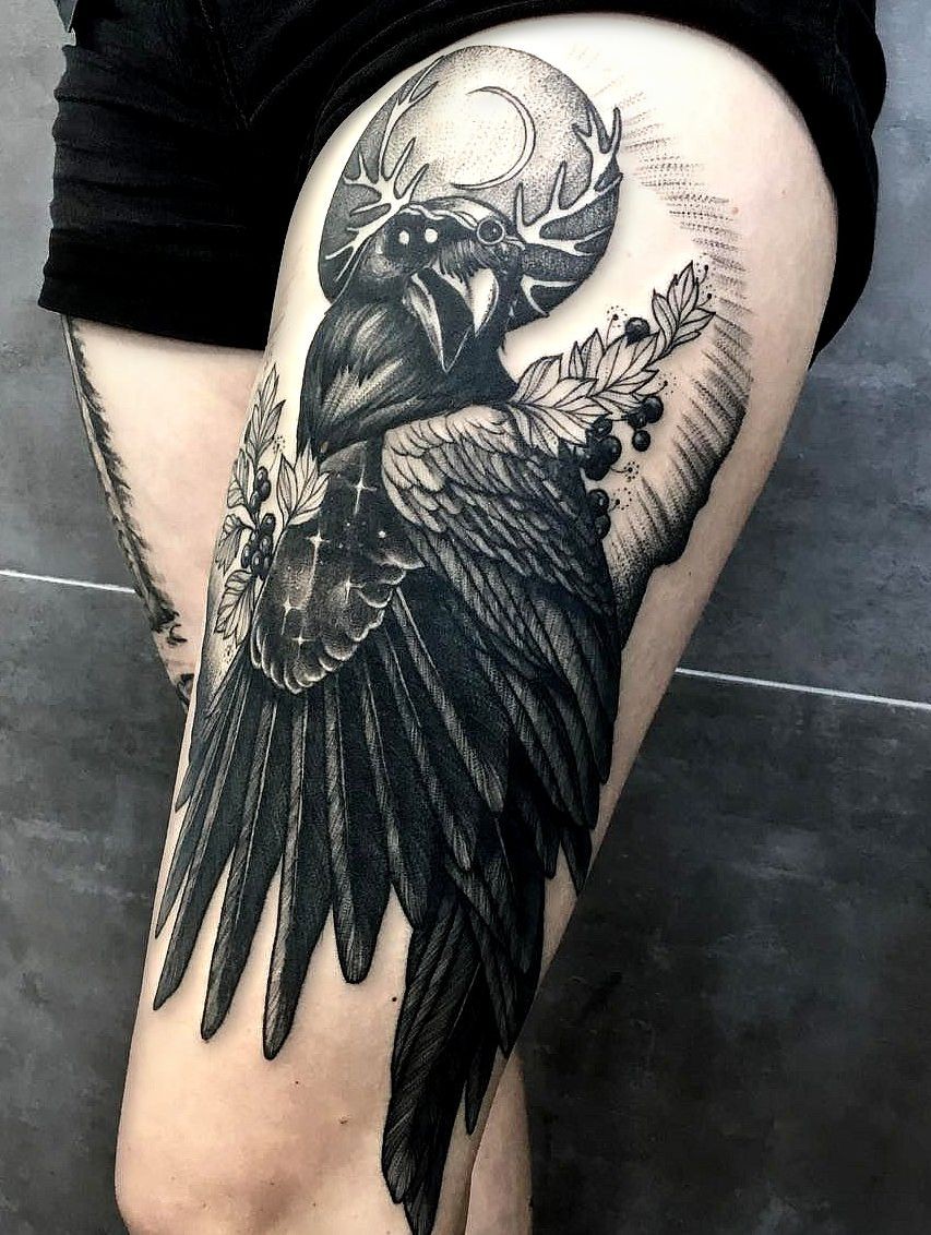 raven tattoos latest designs for men women