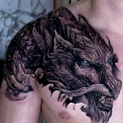 now this is one of the best dragon tattoos i