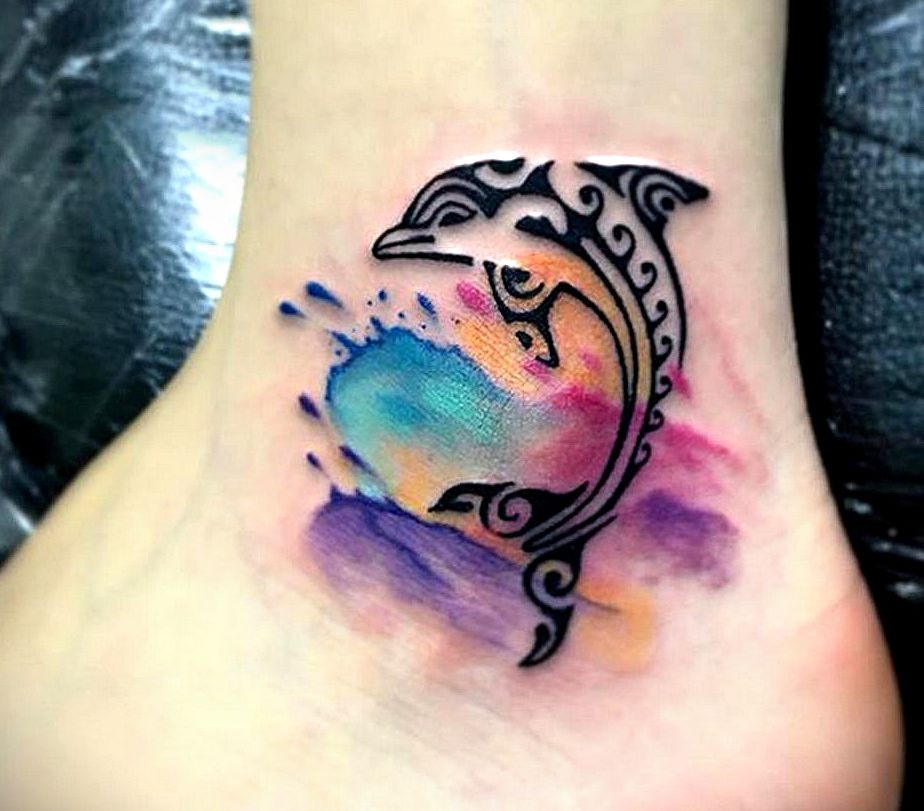 tattoo of a dolphin a symbol of love and loyalty