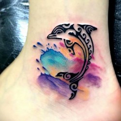 tattoo of a dolphin a symbol of love and loyalty