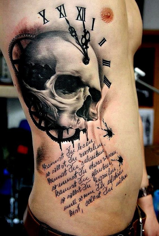 frightening and meaningful skull tattoos nenuno