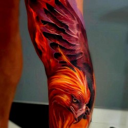 phoenix on leg