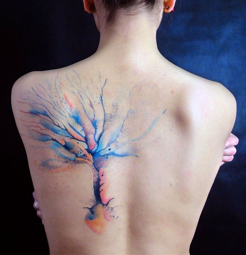 tree on back
