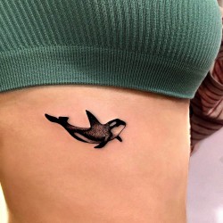 baby footprint tattoo on chest message