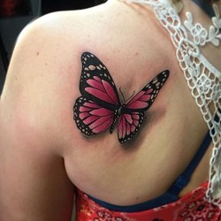 an example of a 3d tattoo drawing