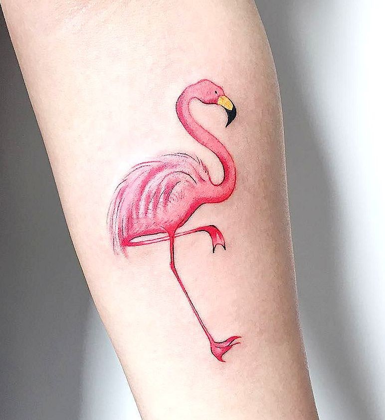 flamingo tattoos popsugar beauty uk flamingo t