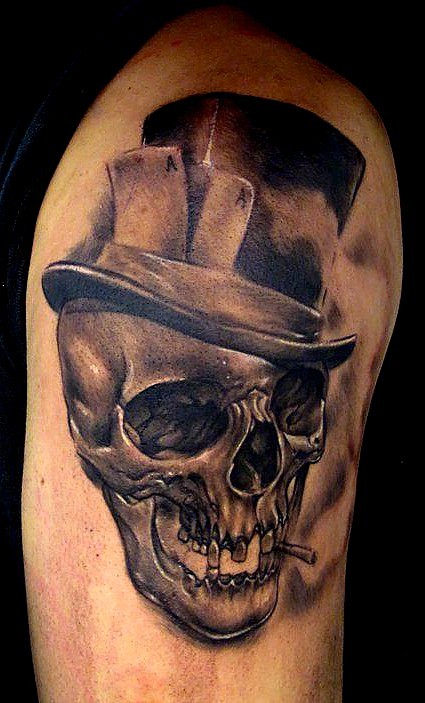 skull tattoo designs for men