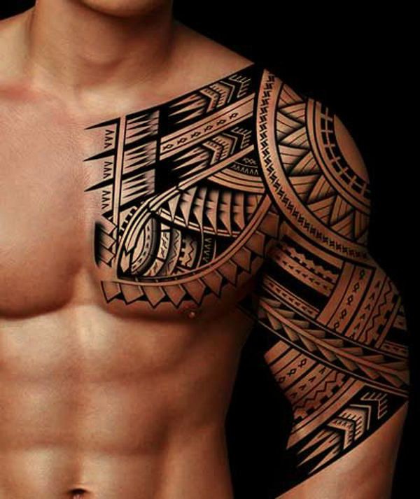 Maori Tribal tattoos for men on arm