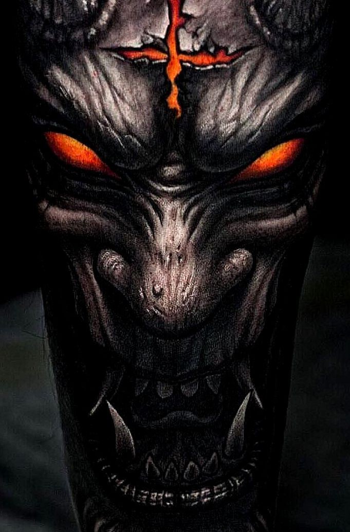demon face